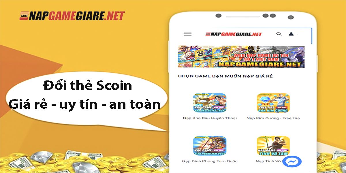 Hướng dẫn cách đổi thẻ Scoin online giá rẻ, chiết khấu cao