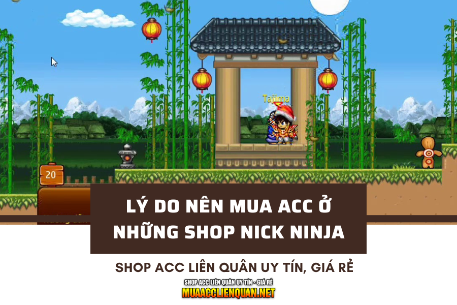 Lý do nên mua acc ở những shop nick Ninja