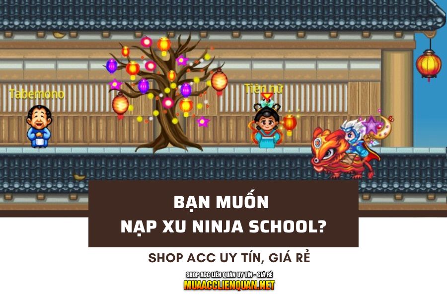 Bạn muốn nạp xu Ninja School?