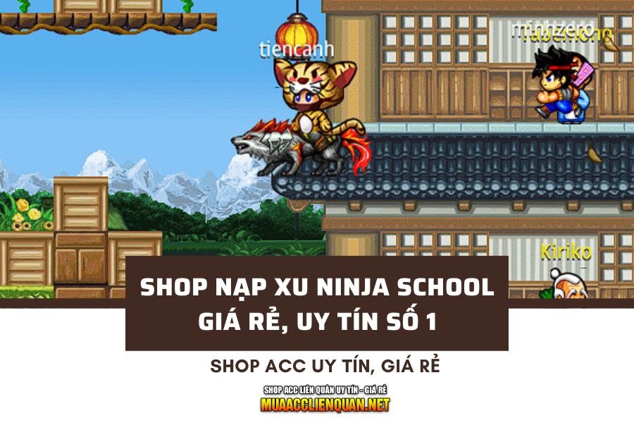 shop nạp xu ninja school giá rẻ, uy tín số 1