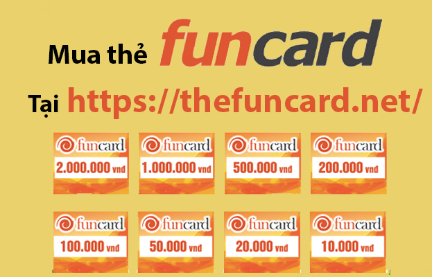 mua thẻ funcard online giá rẻ chiết khấu cao