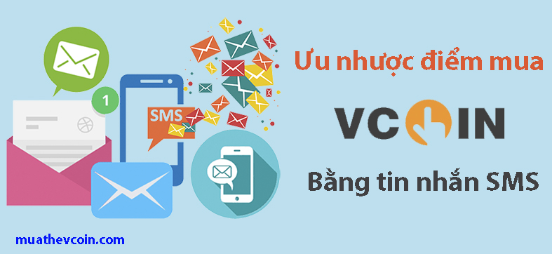 mua thẻ Vcoin bằng tin nhắn SMS